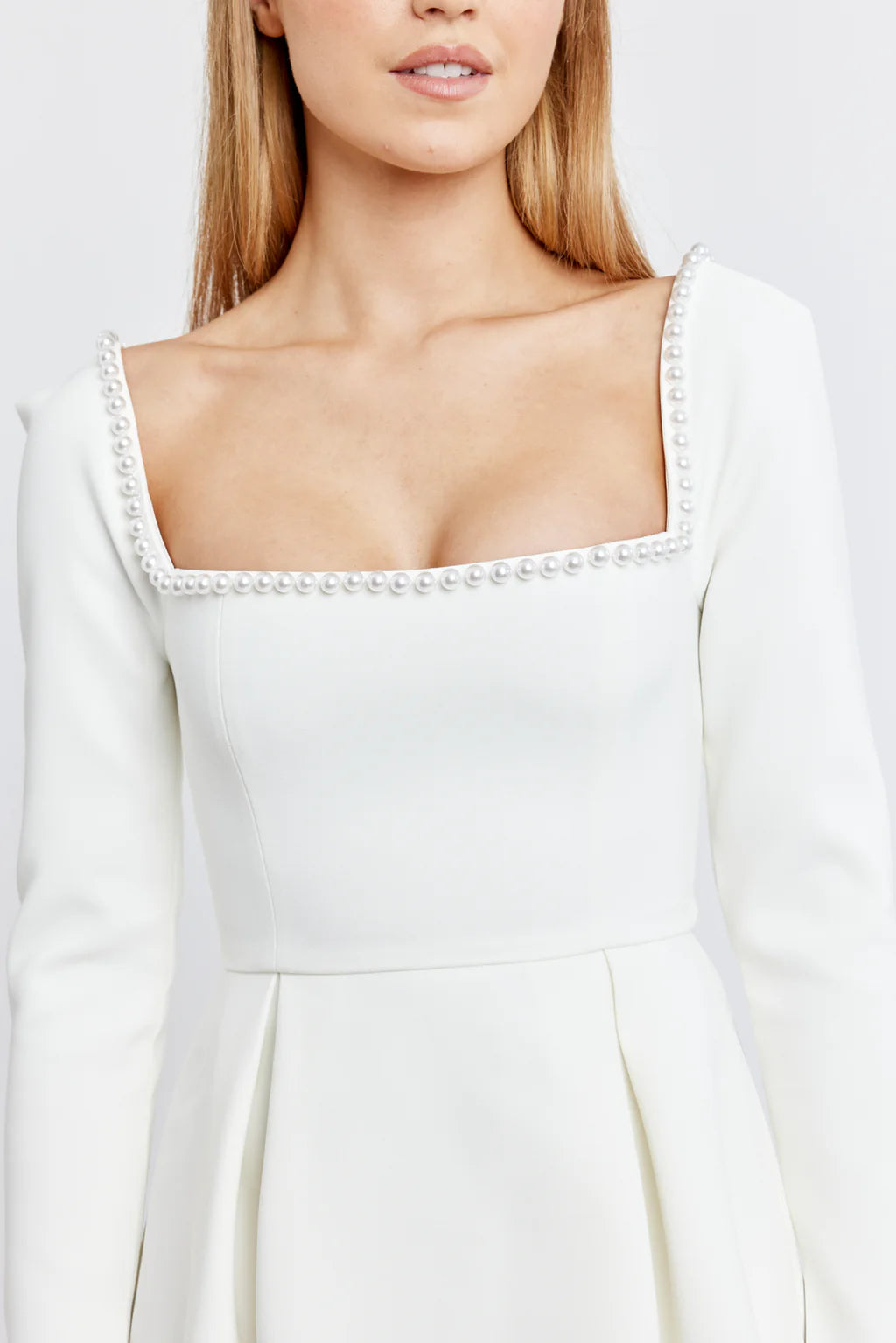 The Ultimate Pearl Dress | White